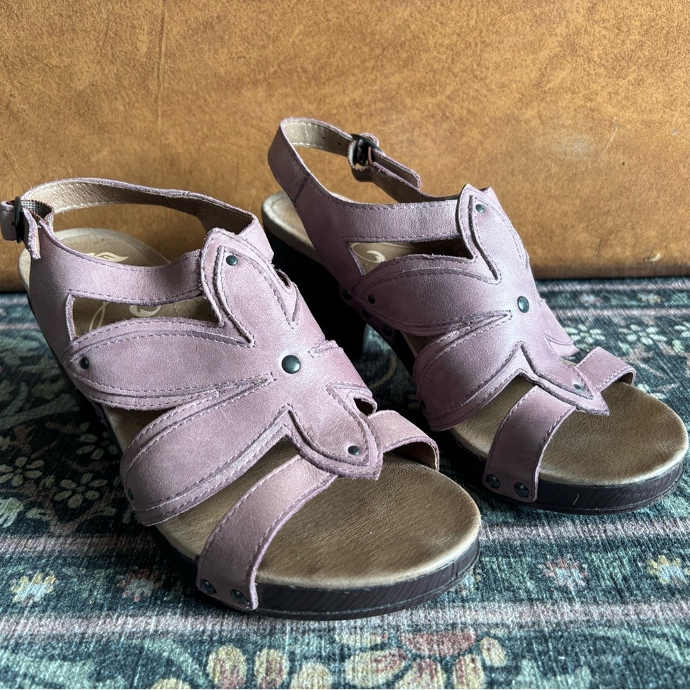 Dansko Purple "Nina" Sandals